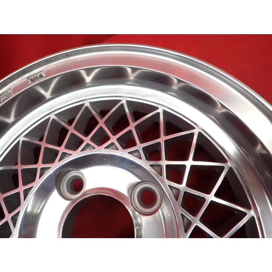 絶版 希少 Zona MESH メッシュ 3 中古品 アルミホイール 4本 5.5J 13