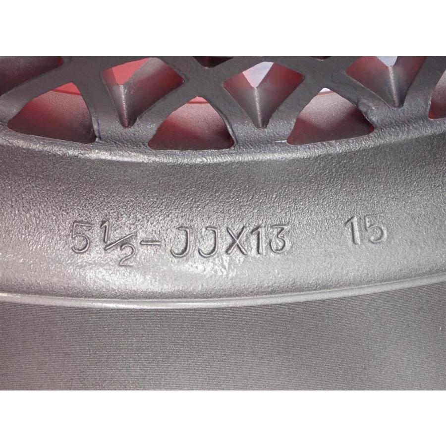 絶版 希少 Zona MESH メッシュ 3 中古品 アルミホイール 4本 5.5J 13