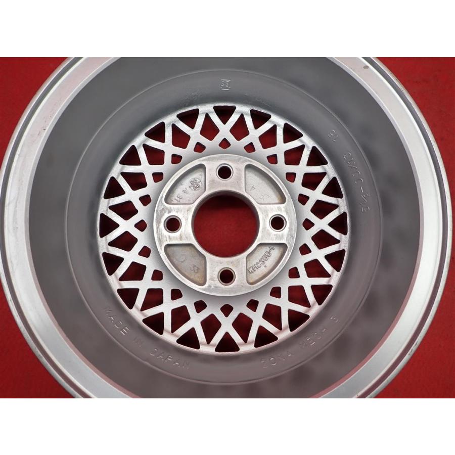 絶版 希少 Zona MESH メッシュ 3 中古品 アルミホイール 4本 5.5J 13