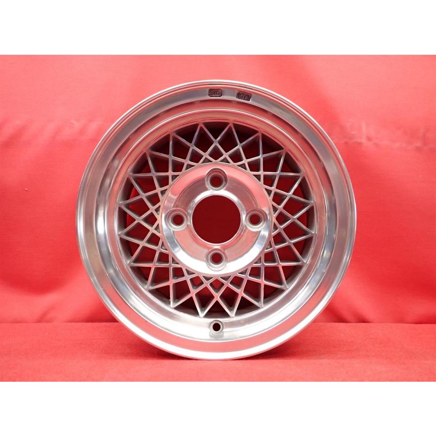 絶版 希少 Zona MESH メッシュ 3 中古品 アルミホイール 4本 5.5J 13