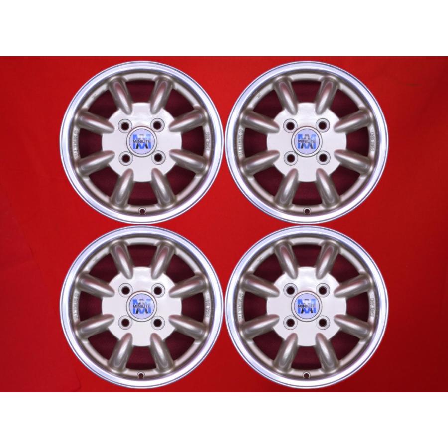 希少 SUBARU スバル 純正 MINILITE 中古品 アルミホイール 4本 4J 13 