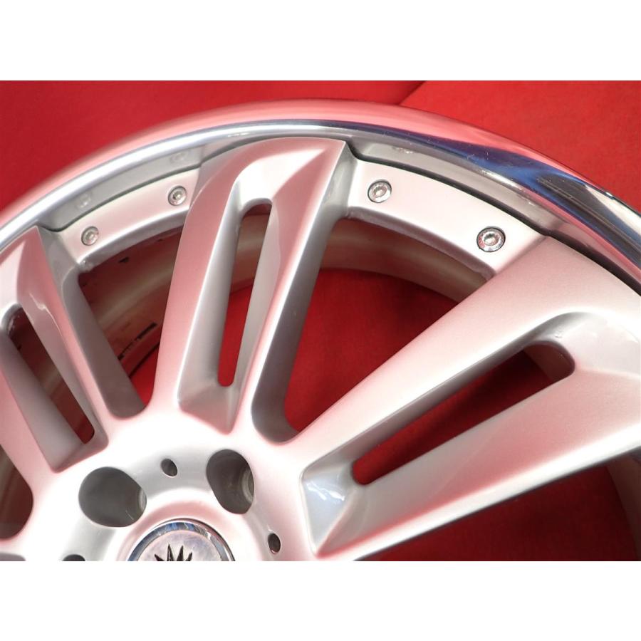 WEDS クレンツェ グロッサ 中古品 アルミホイール 4本 8J 20インチ 