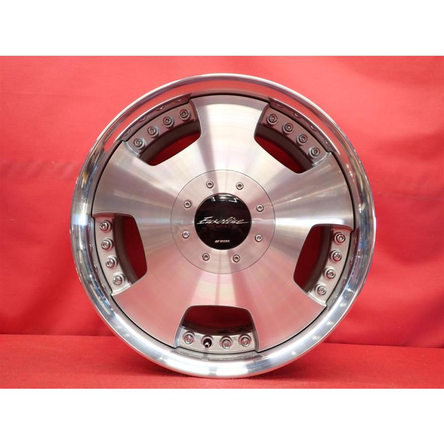 WORK Euroline ユーロライン D 中古品 アルミホイール 4本 7J 17インチ