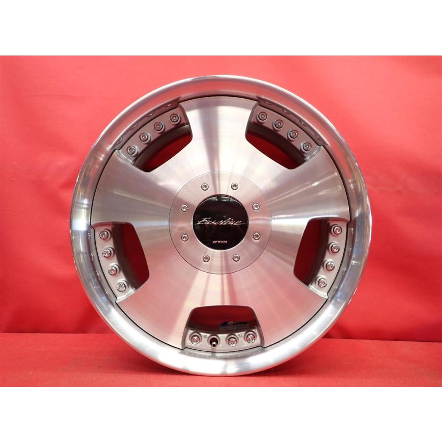 WORK Euroline ユーロライン D 中古品 アルミホイール 4本 7J 17インチ
