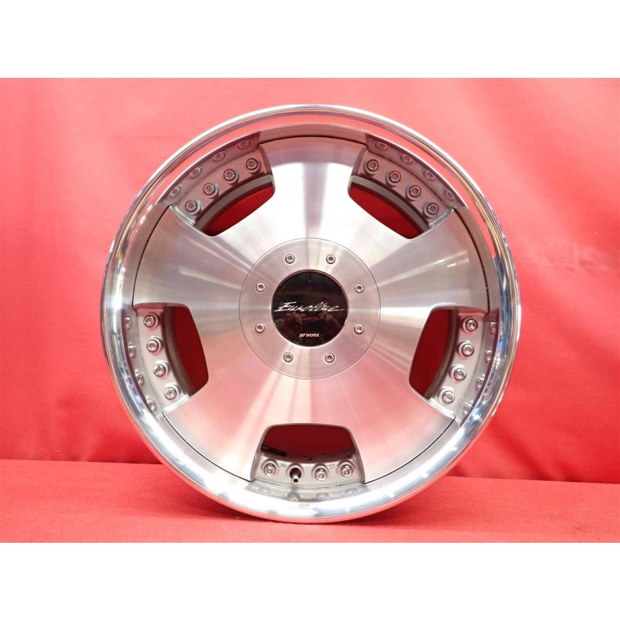 WORK Euroline ユーロライン D 中古品 アルミホイール 4本 7J 17インチ
