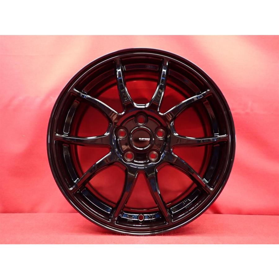 タイヤ・ホイール G-SPEED 軽量 1本6.6kg G.speed P-06 中古品 アルミホイール 4本 6J 16インチ