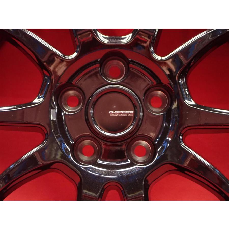 軽量 1本6.6kg G.speed P-06 中古品 アルミホイール 4本 6J 16インチ