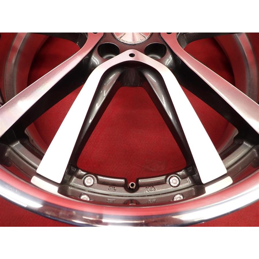 深リム WEDS MAVERICK 405S 中古品 アルミホイール 4本 8.5/9.5J 20