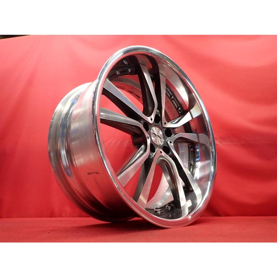 深リム WEDS MAVERICK 405S 中古品 アルミホイール 4本 8.5/9.5J 20