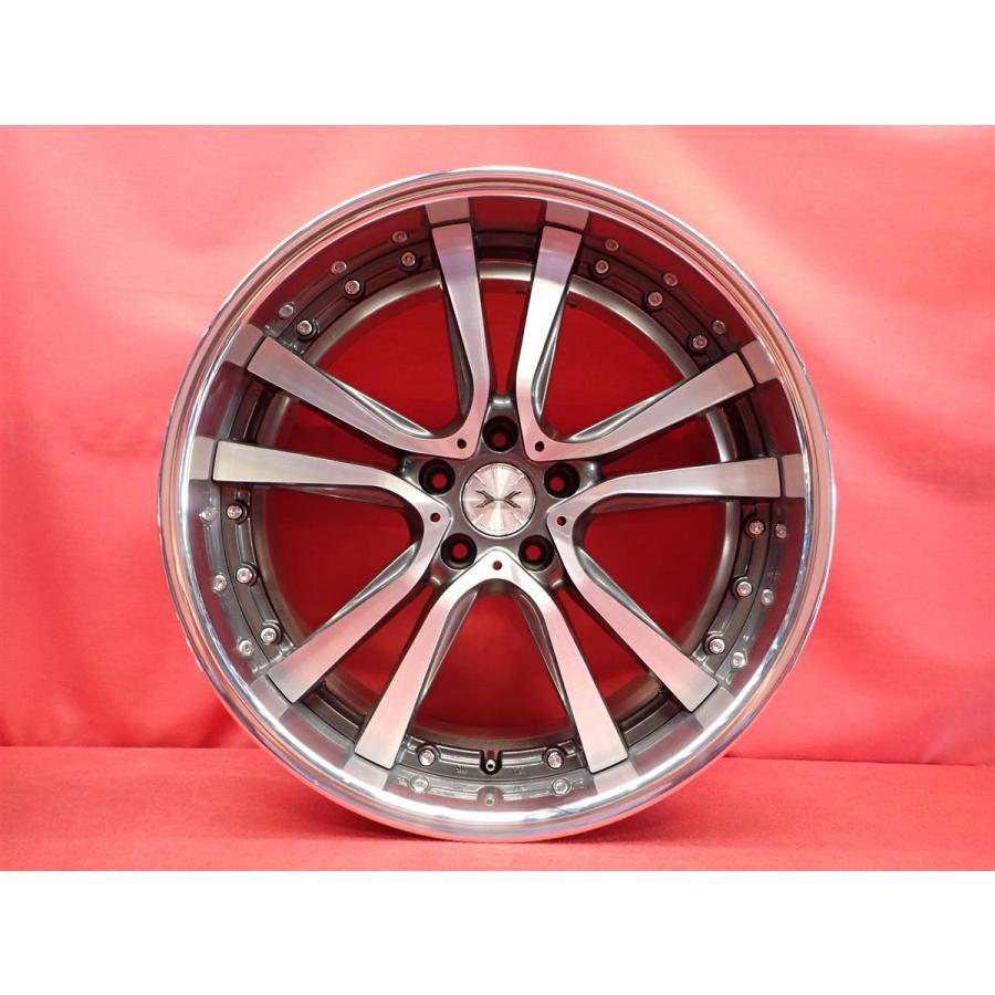 深リム WEDS MAVERICK 405S 中古品 アルミホイール 4本 8.5/9.5J 20
