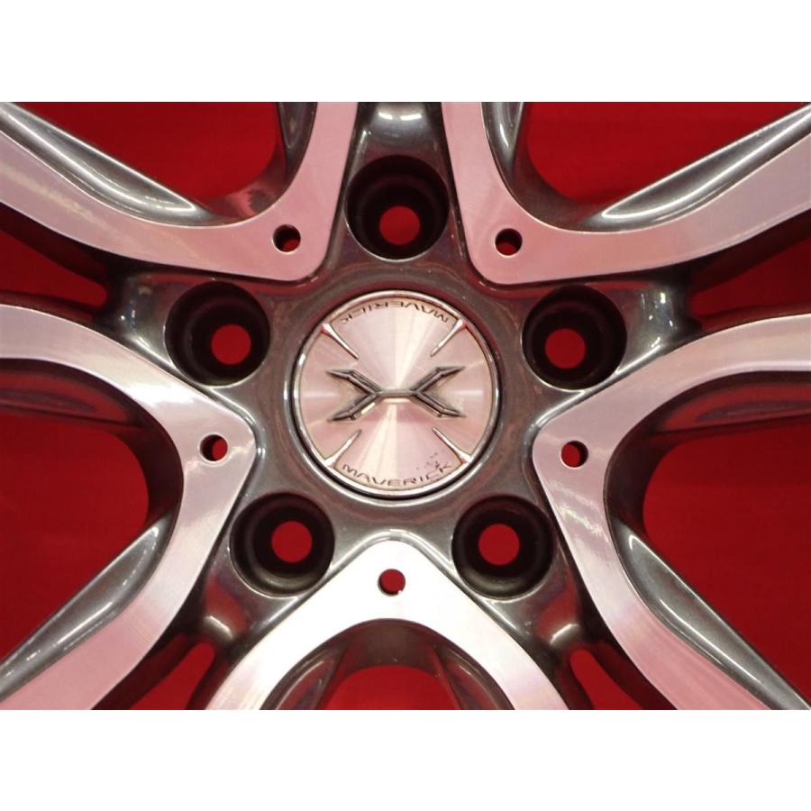 深リム WEDS MAVERICK 405S 中古品 アルミホイール 4本 8.5/9.5J 20