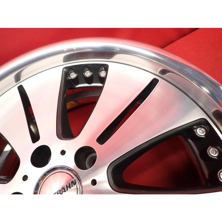 ルフトバーン S5 マルチピース 中古品 アルミホイール 4本 8J 19インチ
