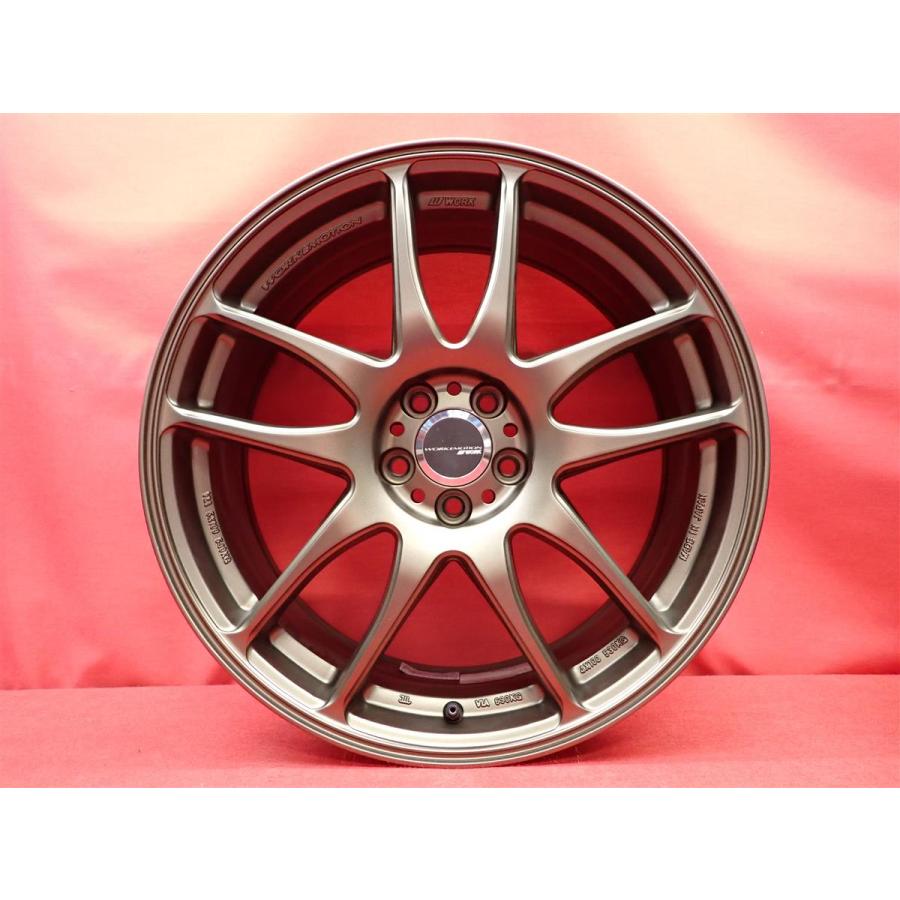 WORK エモーション CR kiwami 極 中古品 アルミホイール 4本 7.5J 18