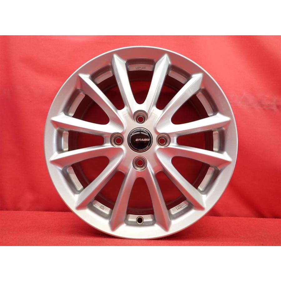 QRASIZ クライシズ VS6 中古品 アルミホイール 4本 6J 15インチ PCD100