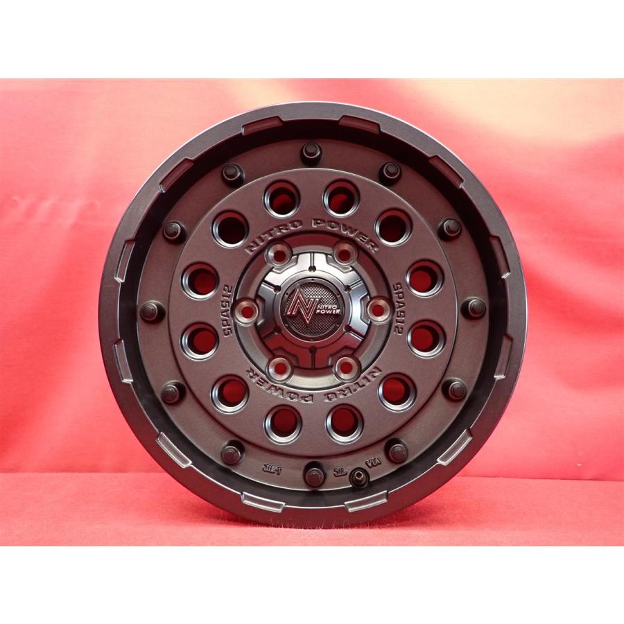 NITRO POWER H12 SHOTGUN ショットガン 中古品 アルミホイール 4本 6J