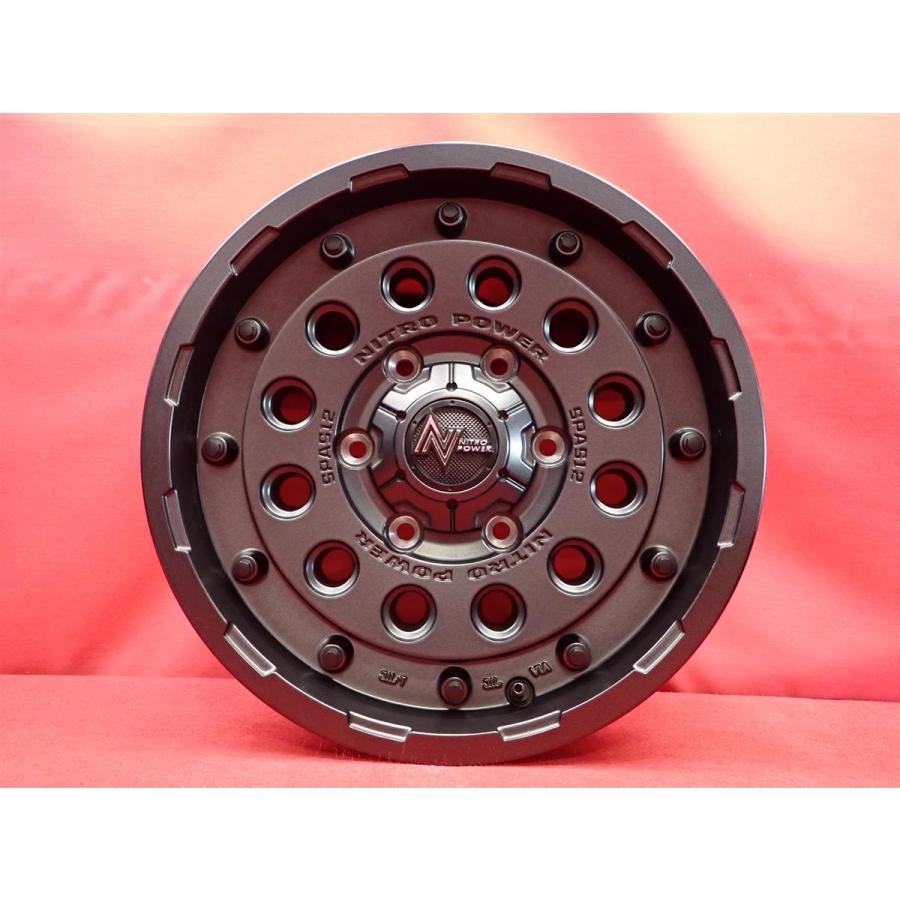NITRO POWER H12 SHOTGUN ショットガン 中古品 アルミホイール 4本 6J