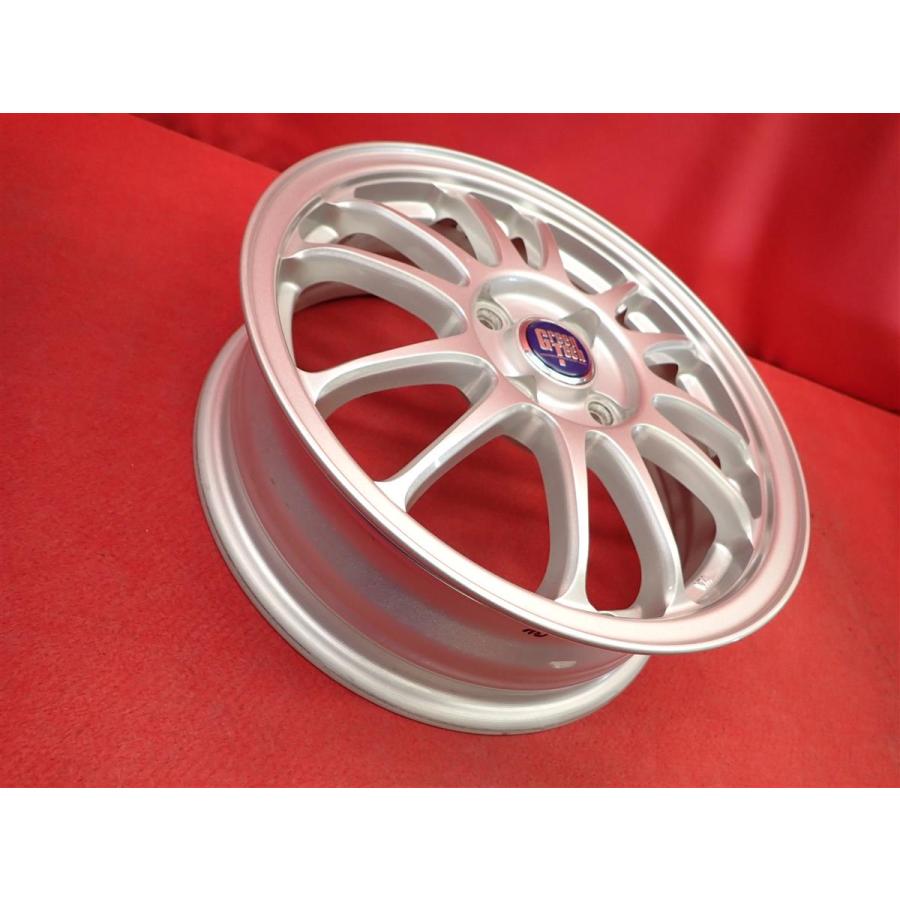 軽量 1本5.1kg GreenTech 中古品 アルミホイール 4本 5J 15インチ