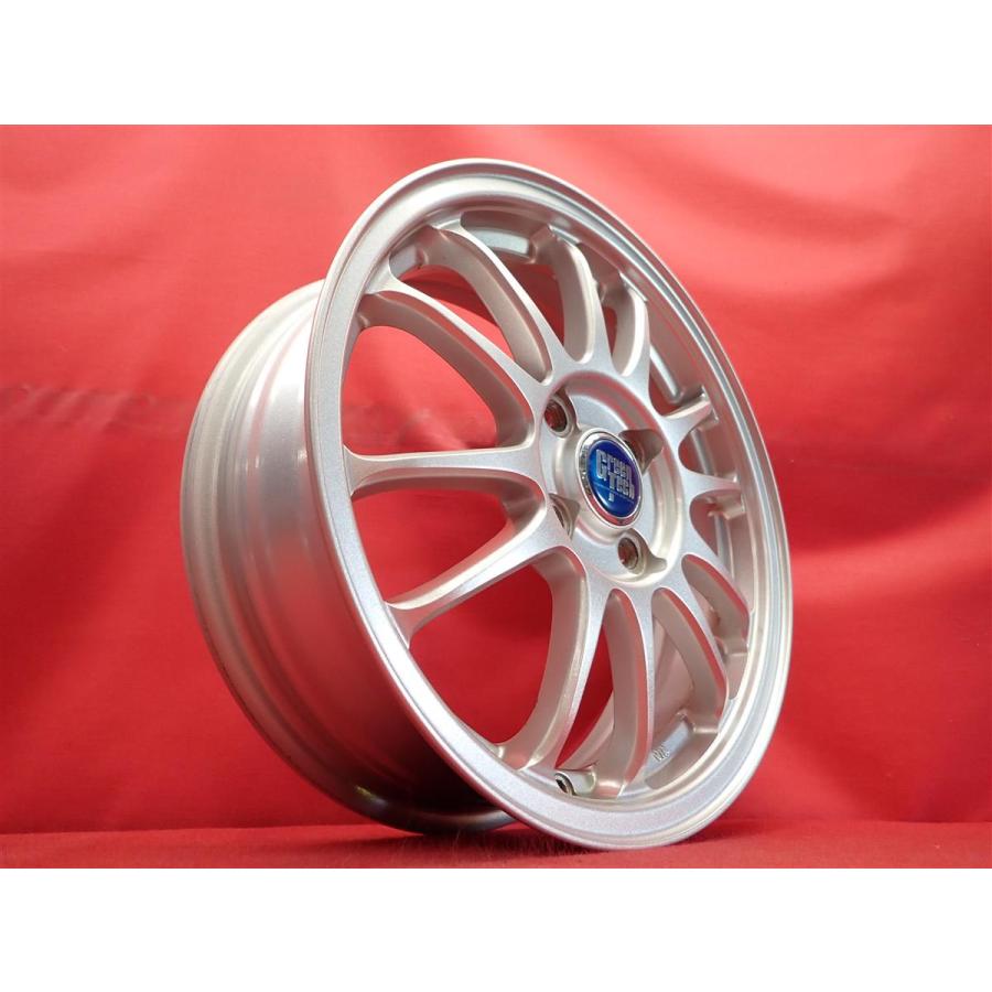 軽量 1本5.1kg GreenTech 中古品 アルミホイール 4本 5J 15インチ