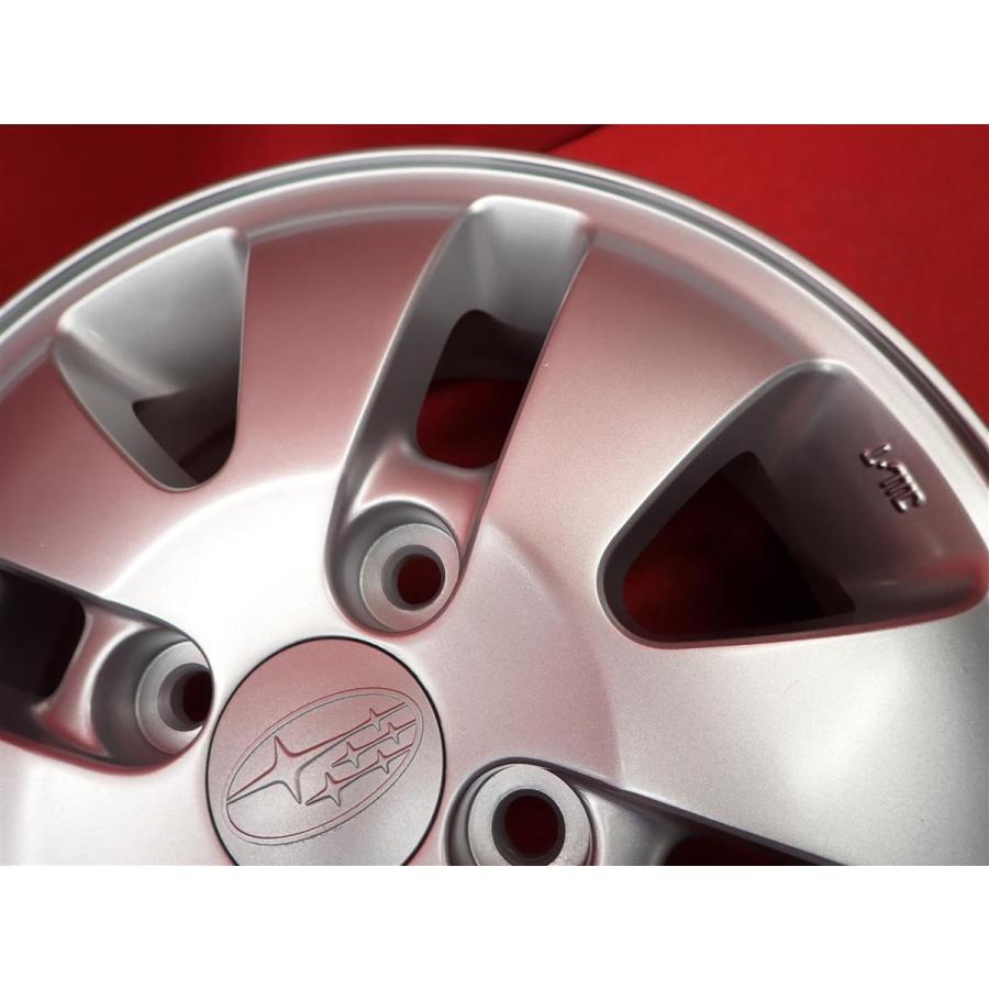 希少 SUBARU スバル サンバー ディアス 純正 中古品 アルミホイール 4