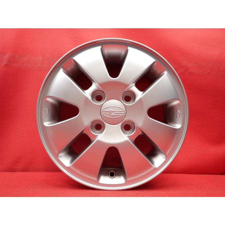 希少 SUBARU スバル サンバー ディアス 純正 中古品 アルミホイール 4