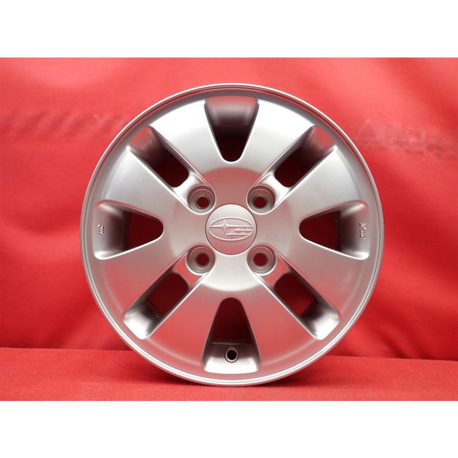 希少 SUBARU スバル サンバー ディアス 純正 中古品 アルミホイール 4