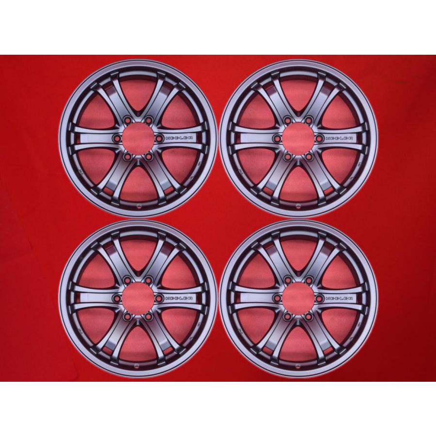 WEDS KEELER FORCE 中古品 アルミホイール 4本 8J 18インチ PCD139.7 6