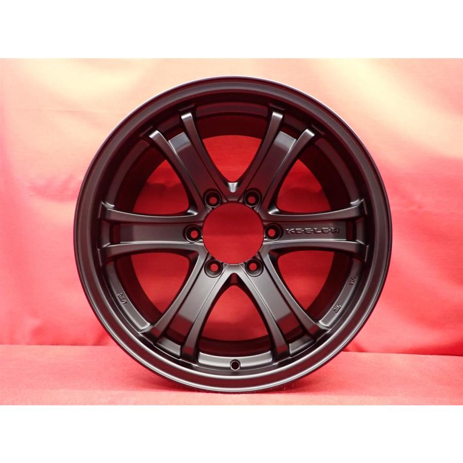 WEDS KEELER FORCE 中古品 アルミホイール 4本 8J 18インチ PCD139.7 6