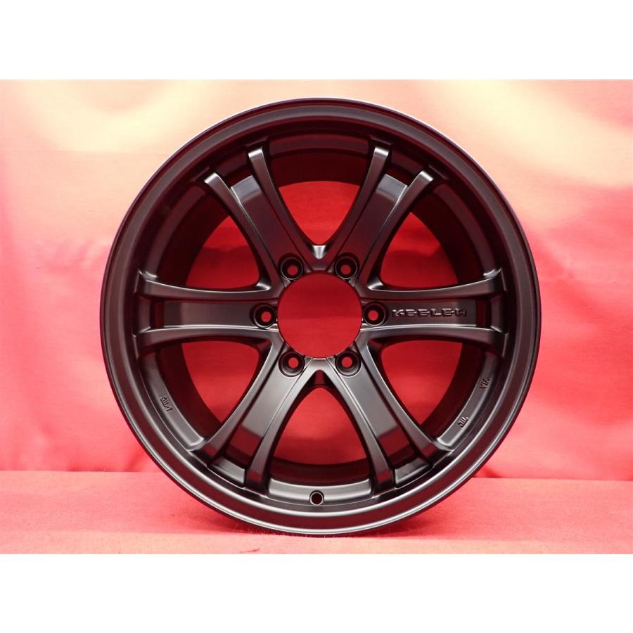 WEDS KEELER FORCE 中古品 アルミホイール 4本 8J 18インチ PCD139.7 6