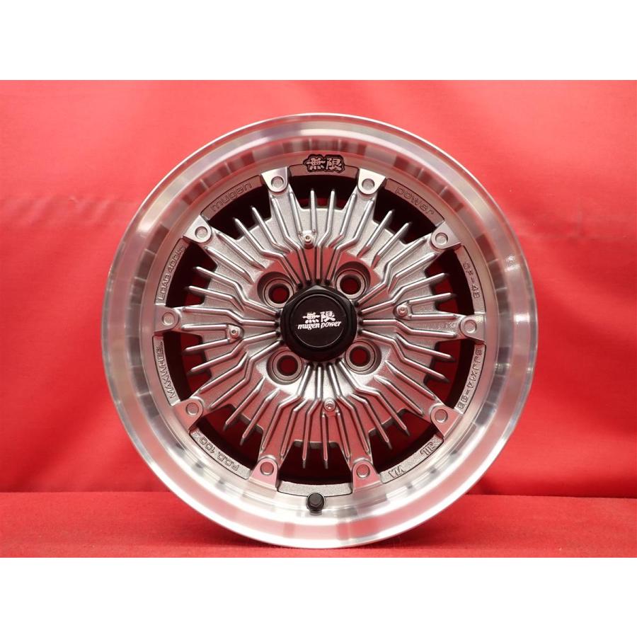 cf 48 無限 MUGEN 14inch 6j アルミホイール　４本 絶版 希少 無限 CF-48 中古品 アルミホイール 4本 6J 14インチ PCD100