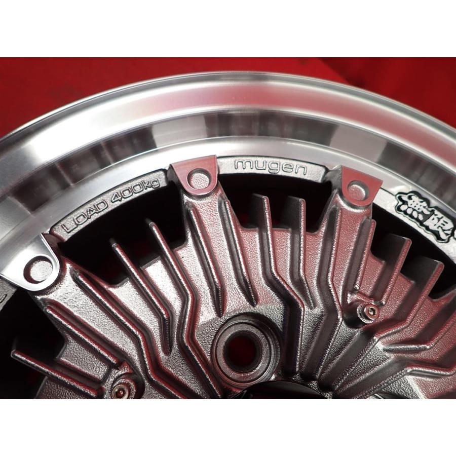絶版 希少 無限 CF-48 中古品 アルミホイール 4本 6J 14インチ PCD100