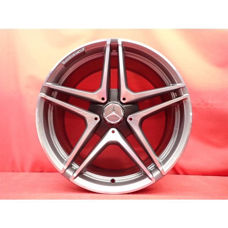 ベンツ Cクラス W205 純正 AMG 中古品 アルミホイール 4本 8.5/9.5J 19