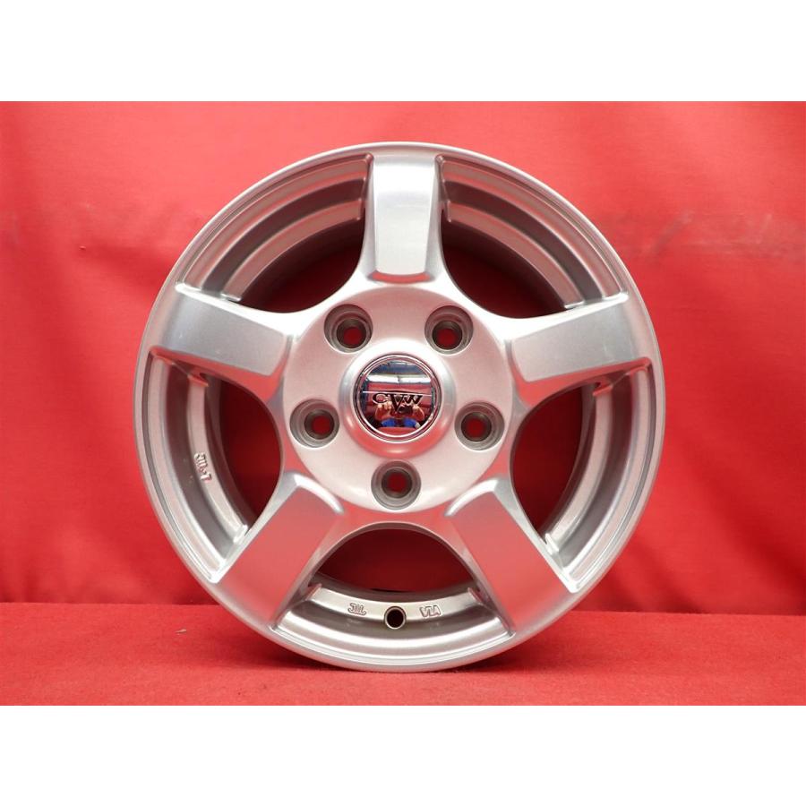 TWS CVW-01 中古品 アルミホイール 4本 5J 13インチ PCD114.3 5穴 +50