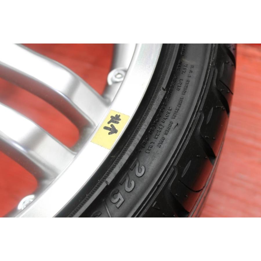 タイヤ付き未使用ホイール 4本セット 5スポークタイプ 3PT 19x8.5J