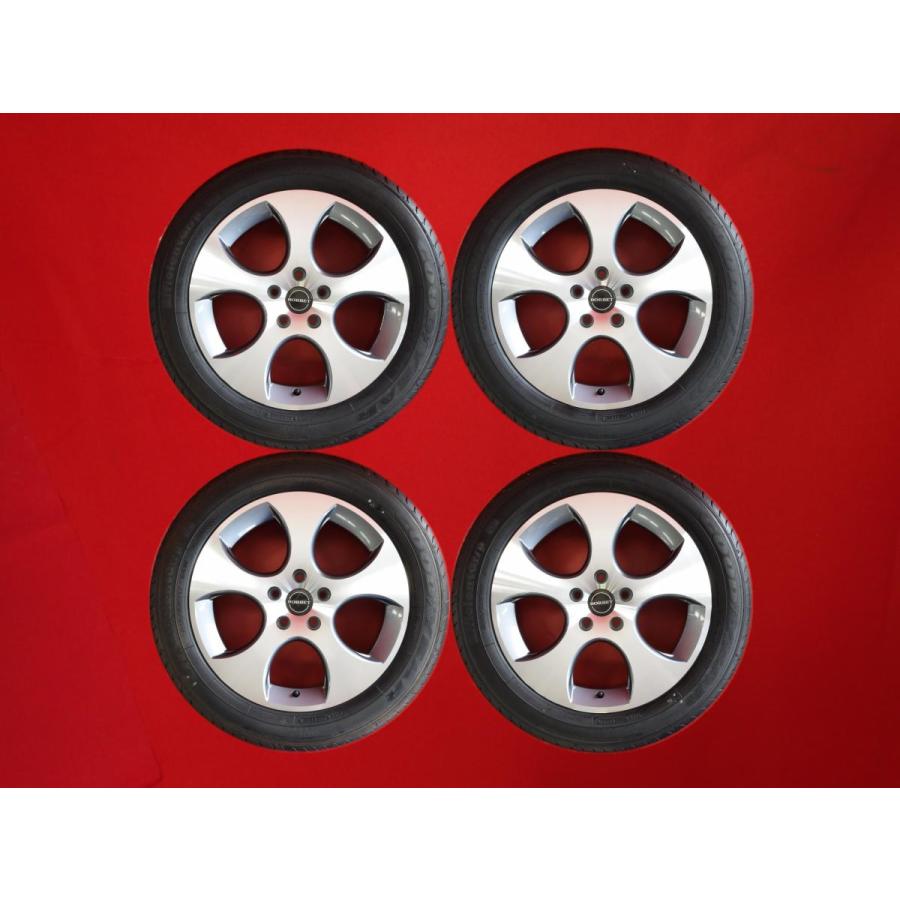 タイヤ付き未使用ホイール 4本セット 5スポークタイプ 1P 17x7J PCD112 