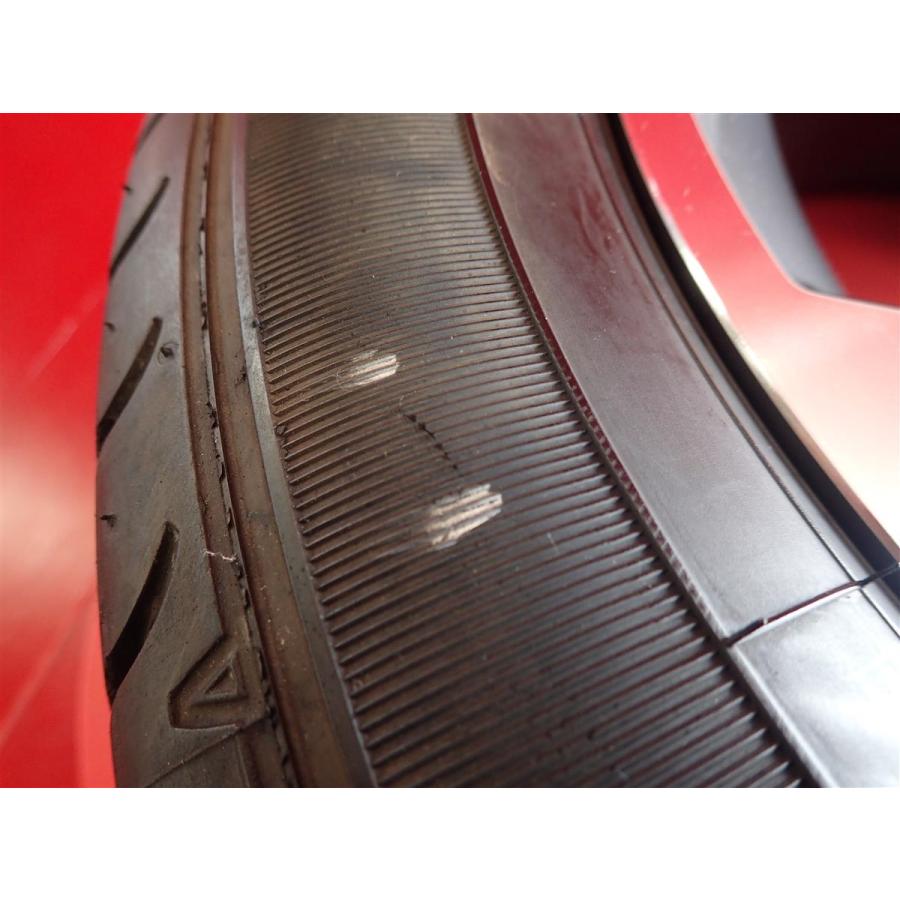 タイヤ付 4本 メーカー不明 5スポーク 7J 17インチ PCD112 5穴 +35