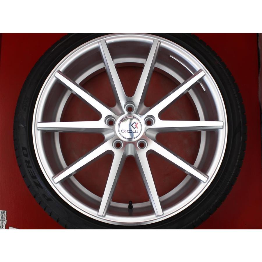 タイヤ付 4本 QCW QC1122 9J 20インチ PCD120 5穴 +45 ハブ径Φ72.5