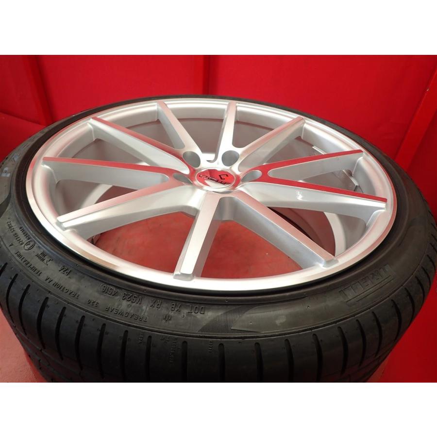 タイヤ付 4本 QCW QC1122 9J 20インチ PCD120 5穴 +45 ハブ径Φ72.5
