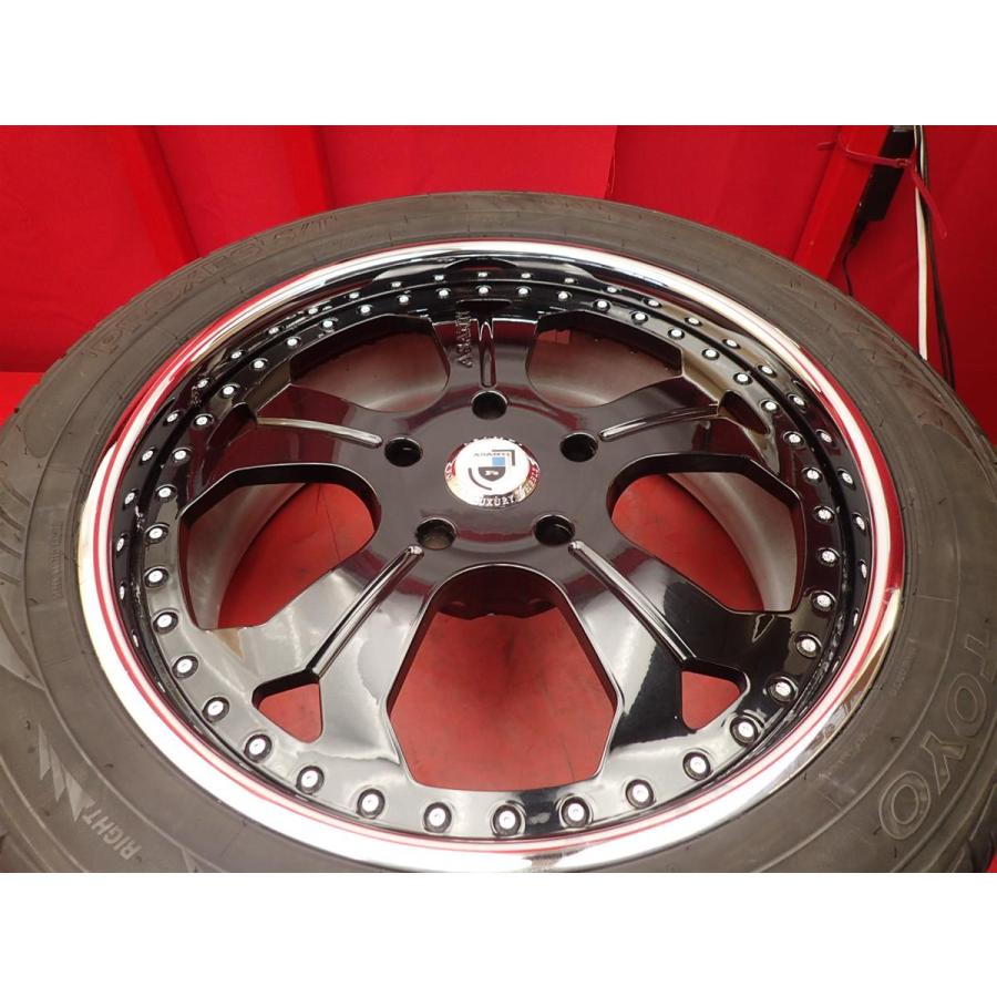 タイヤ付 4本 ASANTI アシャンティ 9J 22インチ PCD150 5穴 +38 ハブ径