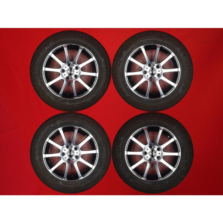 タイヤ付き中古ホイール 4本セット PLATI QC1110 15x6.5J PCD108  
