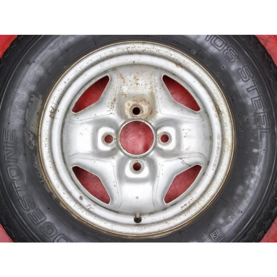 スカイライン ジャパン C210 純正スチール 4.5J-14 PCD114.3 4穴 +25