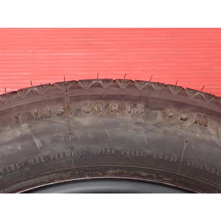 激安 中古 単品1本】 アルファロメオ 純正 スペア用 スチール 鉄