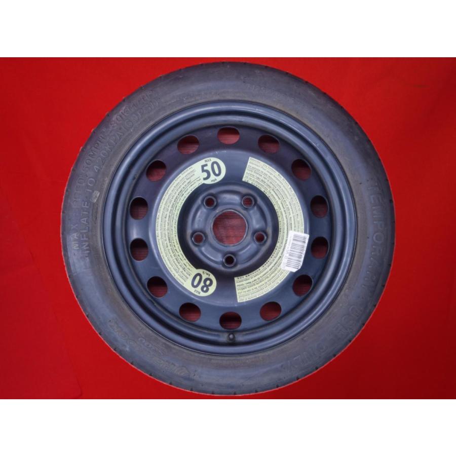 フォルクスワーゲン・ゴルフ☆スペアタイヤ 激安 中古 単品1本】 フォルクスワーゲン VW ゴルフ 純正 スペア用 鉄
