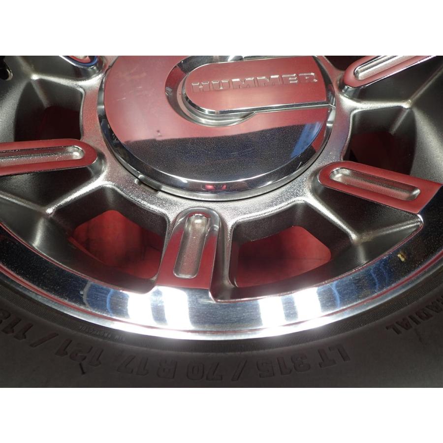 5本 HUMMER ハマー H2 純正 中古ホイール 8.5J 17インチ PCD165 8穴 +