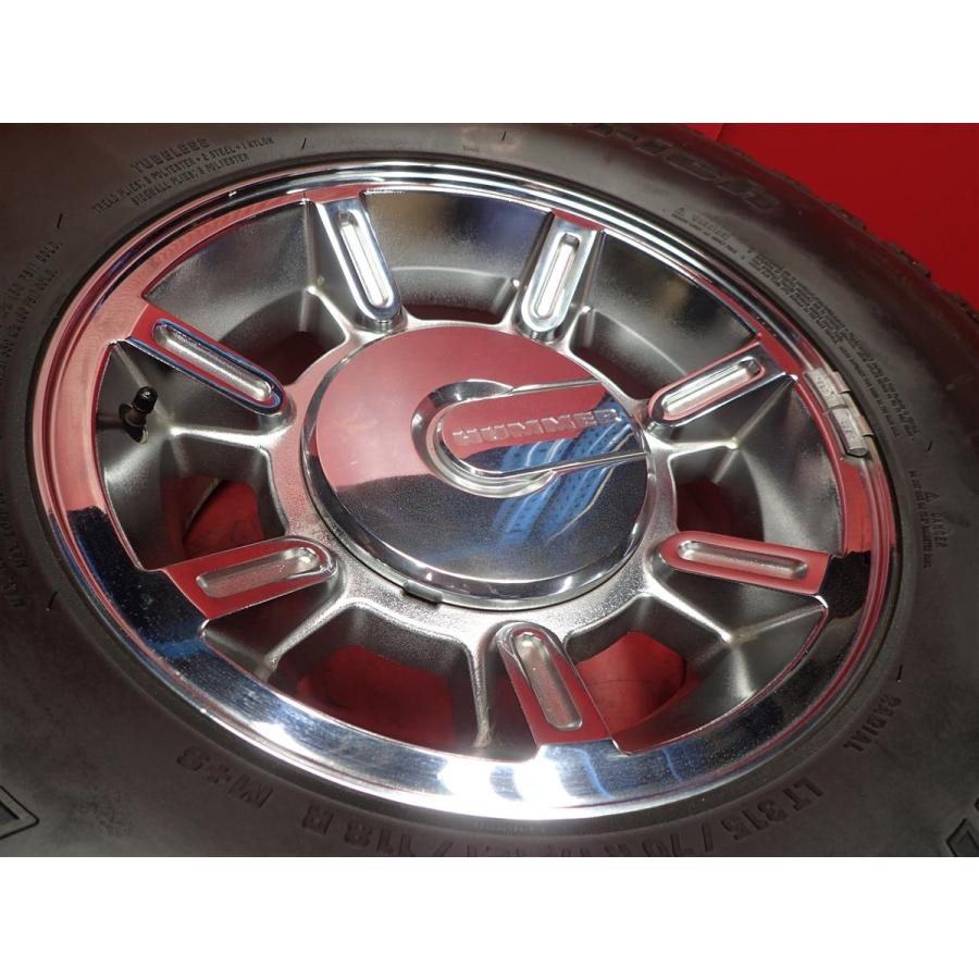 5本 HUMMER ハマー H2 純正 中古ホイール 8.5J 17インチ PCD165 8穴 +