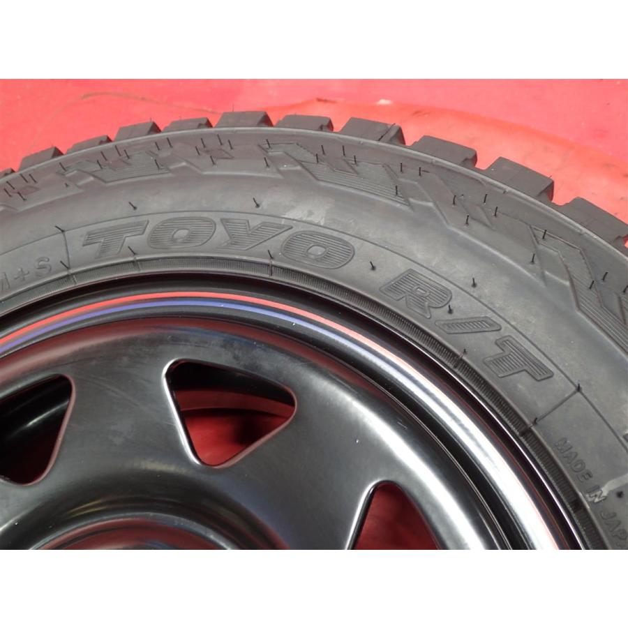 新品 タイヤ付 TTAスチール RED&BLUEライン有 4J 12インチ PCD100 4穴