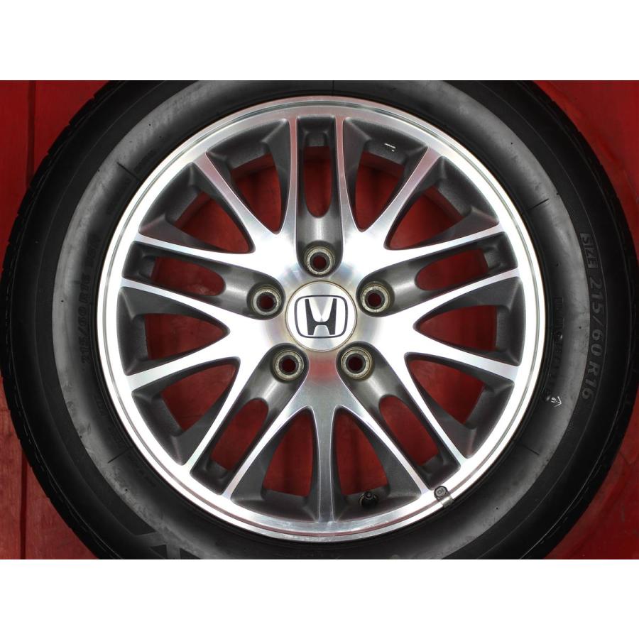オデッセイ RB3 純正アルミ 215/60R16 4本セット 5分山