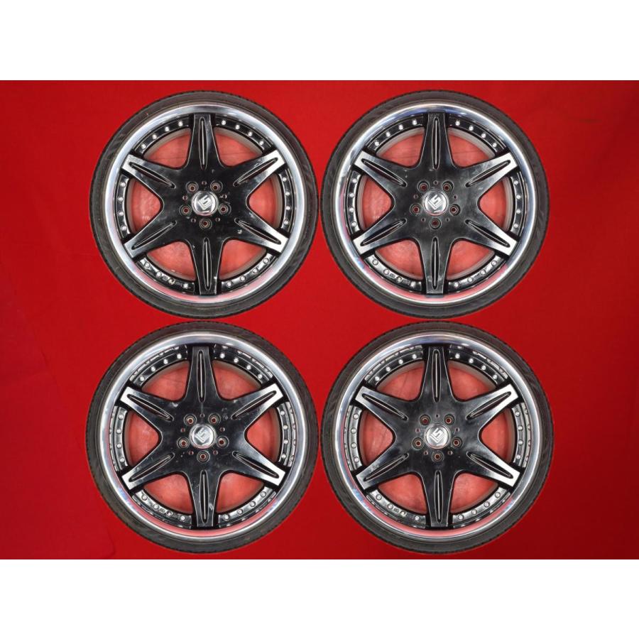 車のパーツ WORK  LS406 WORK LS406 8.5/9.5J 20インチ PCD114.3 5穴 +37/+42 ハブ73 +