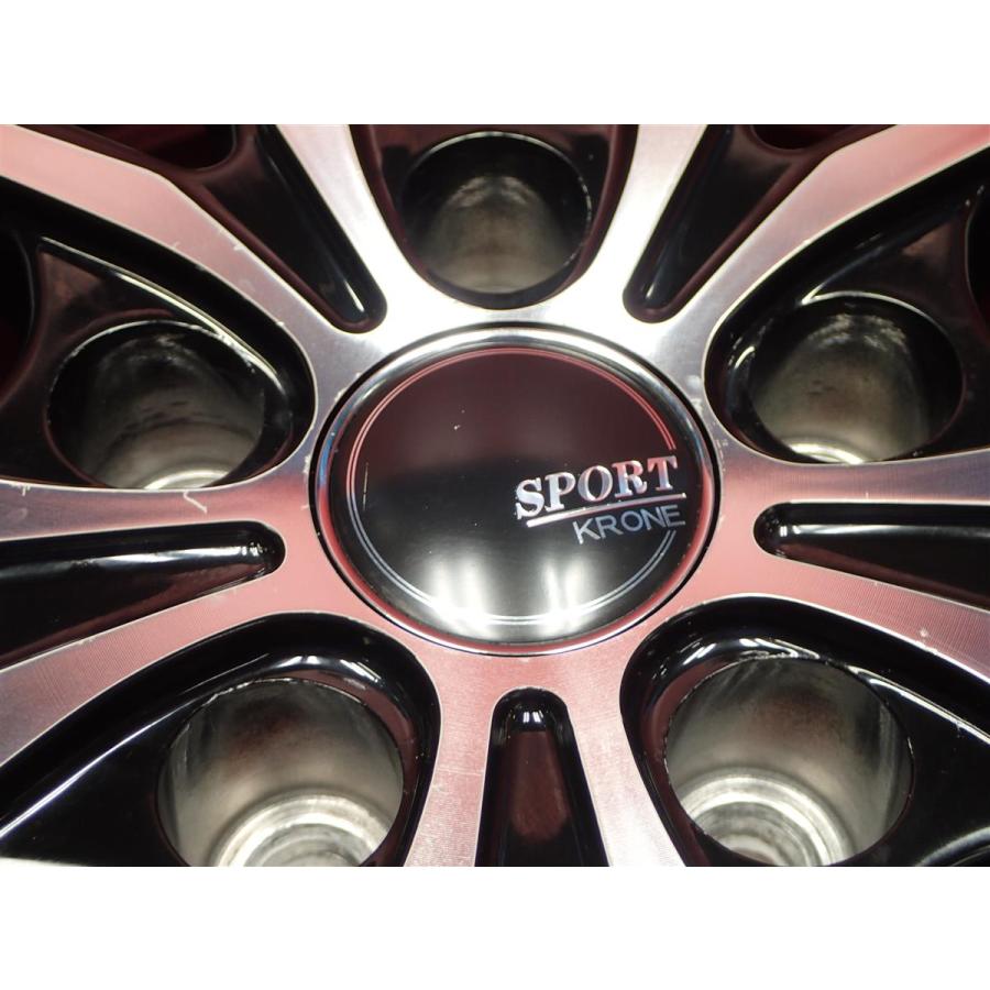 SPORT KRONE 6.5J 16インチ PCD114.3 5穴 +38 ハブ73 + ブリヂストン