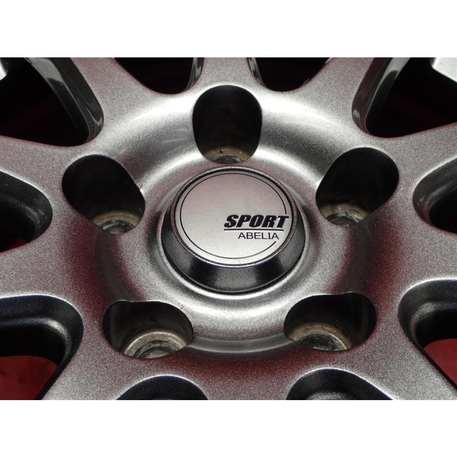 タイヤ付 4本 SPORT ABELIA 6.5J PCD114.3 5穴 +38 ハブ径73