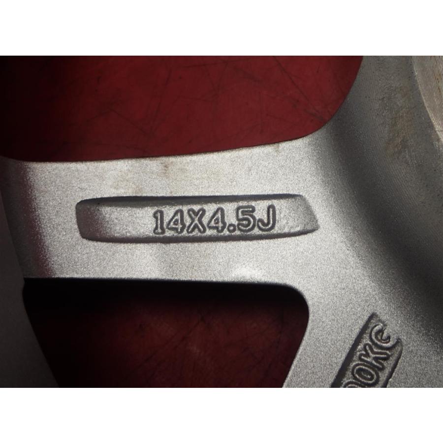 Zmeist M5 4.5J 14インチ PCD100 4穴 +45 ハブ67 + ブリヂストン Zmeist M5 4.5J 14インチ PCD100 4穴 +45 ハブ67 + ブリヂストン